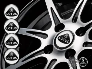 Lotus Wheel Decals Style Silicone Badge Upgrade